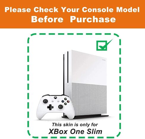 FOTTCZ Whole Body Vinyl Skin Sticker Decal Cover for Microsoft Xbox One Slim Console Colorful Nebular in Saudi Arabia