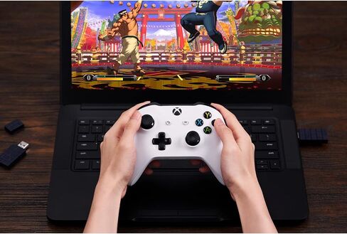 KenSera 8Bitdo Wireless Controller USB Adapter 2 Gamepad Receiver Mini USB Switch Converter Compatible with Switch/Switch OLED, Mac, Raspberry Pi, Playstation, PS5, PC Windows, with Black OTG Adapter in Saudi Arabia