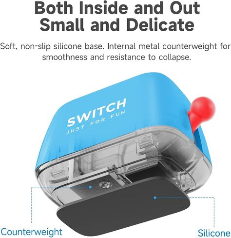 Hagibis Switch Game Case Holder Compatible with Nintendo Switch Games Cards, Portable Cute Toaster Strorage Holder Storage 2 Switch Game Cartridge (Red) in Saudi Arabia