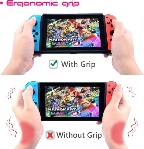 YUFANLI Protective Case for Nintendo Switch, Grip Case with Game Storage, Nintendo Switch with Stand, Nintendo Switch Cover in Saudi Arabia