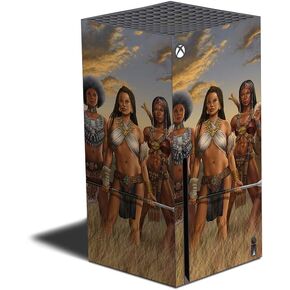 MIGHTY SKINS Skin Compatible with Xbox Series X - African Queens | Protective, Durable, and Unique Vinyl Decal wrap Cover | Easy to Apply and Change Styles | Made in The USA (MIXBSERX-African Queens)