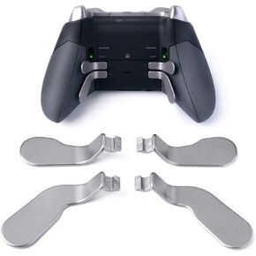 TOMSIN Xbox Elite Controller Series 1 استبدال المجاذيف، ملحقات وحدة تحكم Xbox Elite 1، 4 قطع مجاذيف قابلة للتبديل، قطع غيار معدنية لوحدة تحكم Xbox One Elite (موديل 1698) in Kuwait