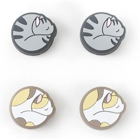 Ocanblu - Cute Sleeping Cats Thumb Grip Caps, Compatible with Nintendo Switch/Switch OLED/Switch Lite, Soft Silicone Joystick Caps, 4PCS in Saudi Arabia