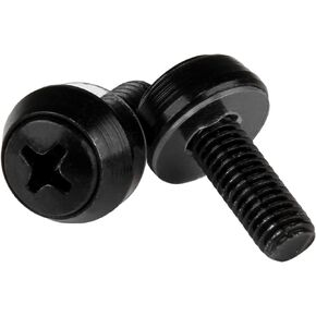 StarTech.com Rack Screws – 20 Pack – Installation Tool – 12 mm M5 Screws – M5 Nuts – Cabinet Mounting Screws and Cage Nuts (CABSCRWM520) Silver Cage Nuts