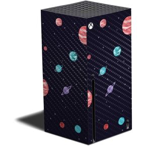 Mighty Skins Carbon Fiber Skin Compatible with Xbox Series X - Star Rays | Protective, Durable Textured Carbon Fiber Finish | Easy to Apply and Change Styles | Made in The USA (CF-MIXBSERX-Star Rays) in Saudi Arabia