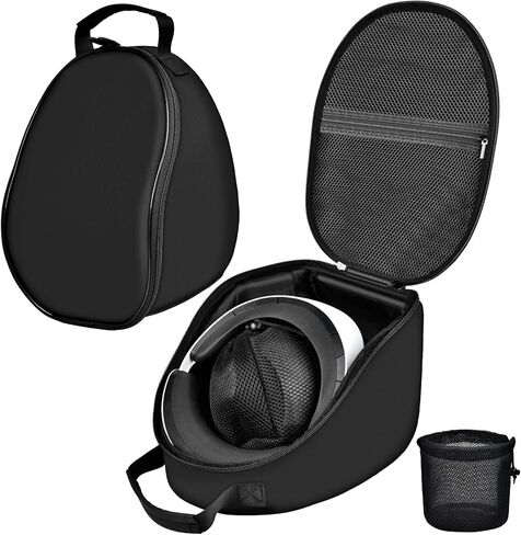 حقيبة حمل Steadtep متوافقة مع سماعات ألعاب PlayStation VR2 وأجهزة التحكم باللمس، وحقيبة الحقيبة المحمولة PS VR2 مع جيب شبكي للسفر والتخزين المنزلي (الصندوق فقط) in Kuwait