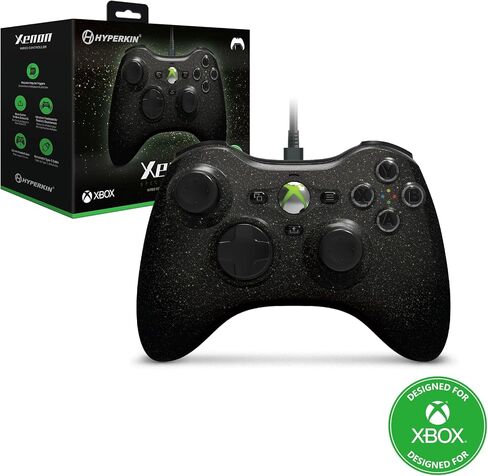 إصدار خاص لجهاز التحكم السلكي Hyperkin Xenon لجهاز Xbox Series X|S/Xbox One/Windows 10|11 (Cosmic Night) - مرخص رسميًا in Saudi Arabia