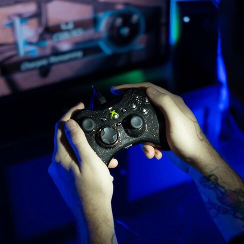 إصدار خاص لجهاز التحكم السلكي Hyperkin Xenon لجهاز Xbox Series X|S/Xbox One/Windows 10|11 (Cosmic Night) - مرخص رسميًا in Saudi Arabia