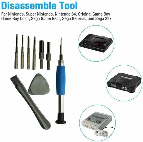 For Nintendo Switch SNES N64 NES Wii Triwing Screwdriver Repair Tool Kit 10 in 1 in Saudi Arabia