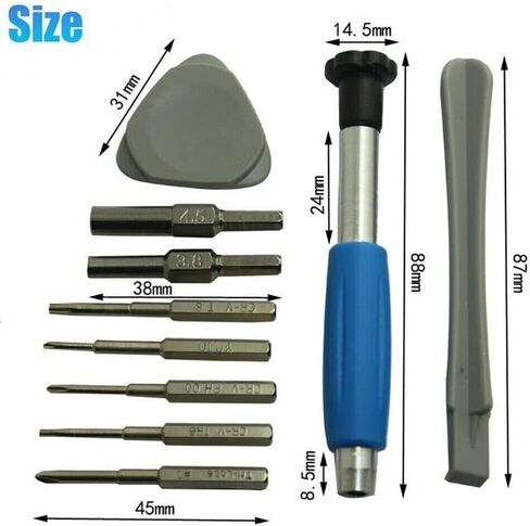 For Nintendo Switch SNES N64 NES Wii Triwing Screwdriver Repair Tool Kit 10 in 1 in Saudi Arabia