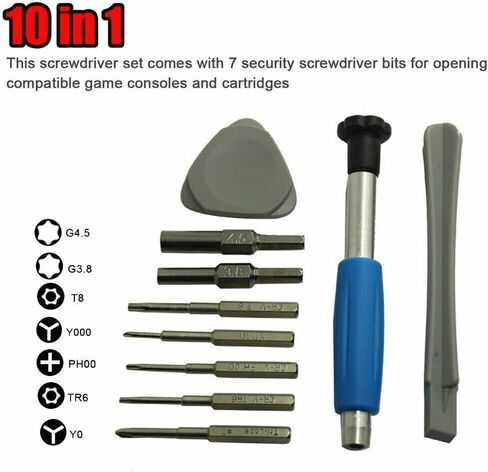 For Nintendo Switch SNES N64 NES Wii Triwing Screwdriver Repair Tool Kit 10 in 1 in Saudi Arabia