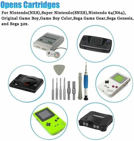 For Nintendo Switch SNES N64 NES Wii Triwing Screwdriver Repair Tool Kit 10 in 1 in Saudi Arabia