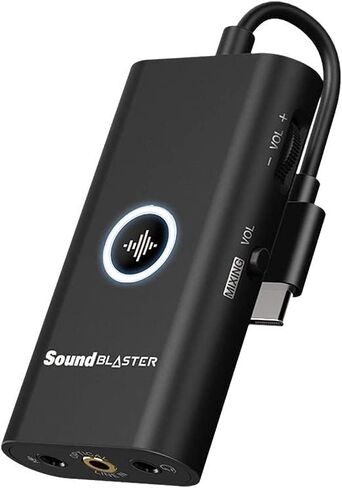 Creative Sound Blaster G3 USB-C External Gaming USB DAC and Amp for PS, PC and Mac (Renewed) in Saudi Arabia