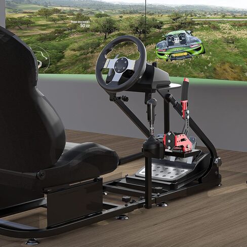 64 Bit USB Handbrake, Upgraded PC Sim Racing Games Handbrake for Logitech G25 G27 G29 G920 G923 Thrustmaster T500 T300, with Hall Sensor, with Clamp & 2m Cable, Blue in Saudi Arabia