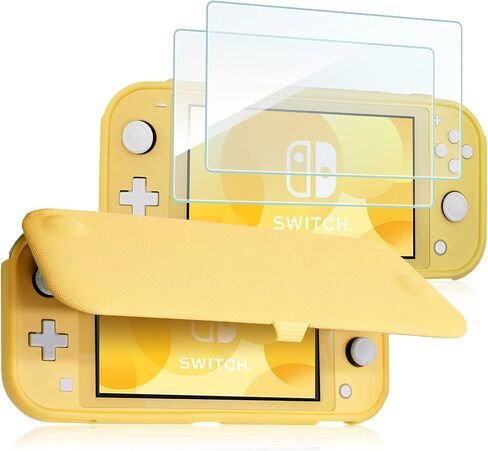 ProCase Flip Cover for Switch Lite with 2 Pack Screen Protectors, Grey in Kuwait