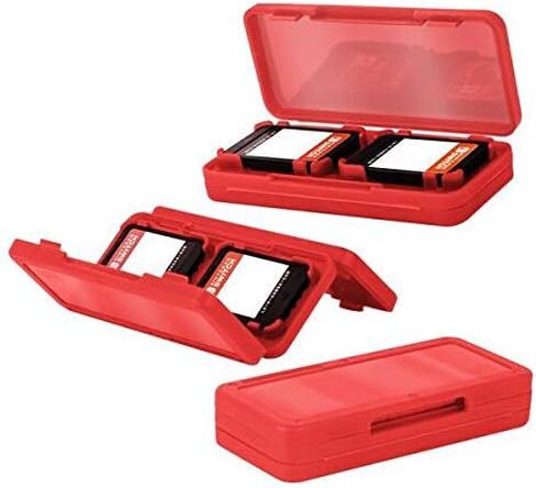 حزمة ملحقات Orzly Switch - حقيبة حمل لوحدة تحكم Nintendo Switch، واقيات شاشة من الزجاج المقوى، كابل شحن USB، حقيبة ألعاب Switch، حقيبة قبضة مريحة وسماعات الرأس - POKE in Kuwait