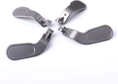 TOMSIN Xbox Elite Controller Series 1 استبدال المجاذيف، ملحقات وحدة تحكم Xbox Elite 1، 4 قطع مجاذيف قابلة للتبديل، قطع غيار معدنية لوحدة تحكم Xbox One Elite (موديل 1698) in Kuwait