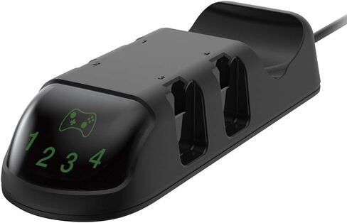 ECHZOVE Charger Station for Switch, Charging Dock Compatible with Switch Joy-con and Pro Controller with Charging Indicator and Type C Charging Cable in Saudi Arabia