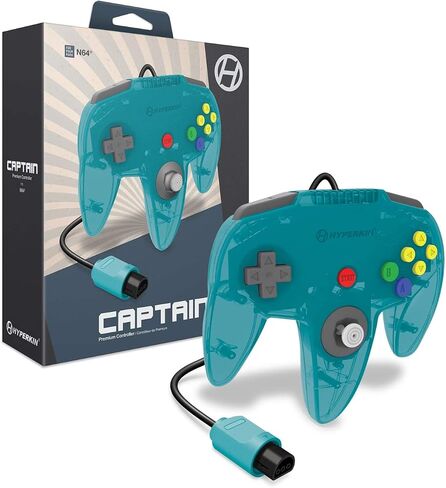 Hyperkin "Captain" Premium Controller for N64 (Turquoise) - Nintendo 64 in Saudi Arabia