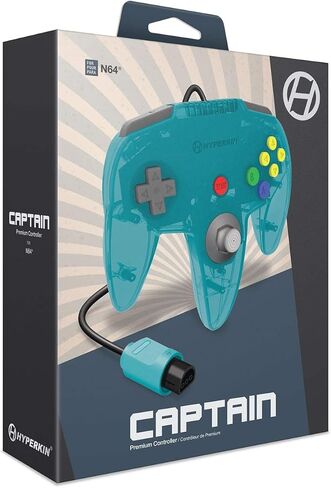 Hyperkin "Captain" Premium Controller for N64 (Turquoise) - Nintendo 64 in Saudi Arabia