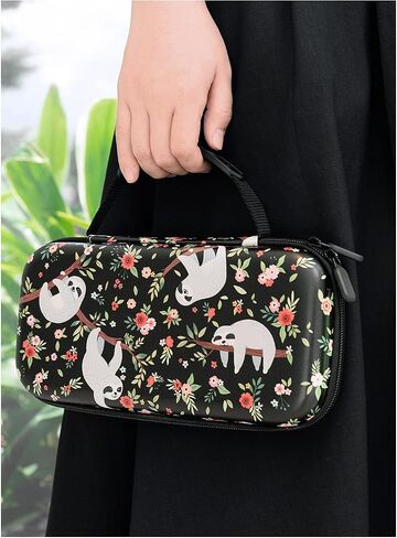حافظة نينتندو سويتش، حافظة نينتندو سويتش OLED، حقيبة حمل نينتندو سويتش للفتيات والأولاد مع 16 فتحة لبطاقة الألعاب، غطاء صلب لتخزين السفر لوحدة التحكم جوي كون وملحقاتها، الطيور in Kuwait