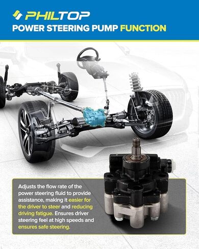 21-5258 Power Steering Pump Compatible with RX300 1999-2003 3.0L, Highlander 2001 2002 2003 3.0L, 4432048020, 4432048030 in Saudi Arabia