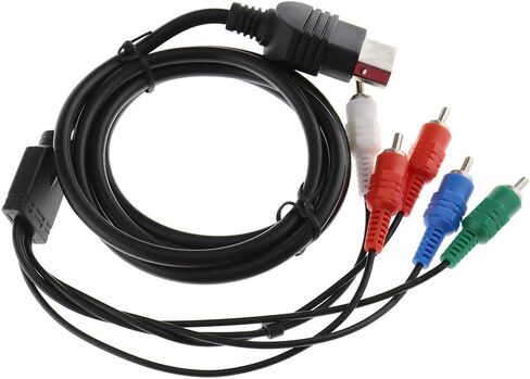 SING F LTD 1.8M Component Hd Av RCA Cord Cable Lead Compatible with Microsoft Xbox Original Console in Saudi Arabia