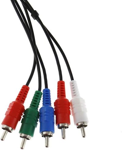 SING F LTD 1.8M Component Hd Av RCA Cord Cable Lead Compatible with Microsoft Xbox Original Console in Saudi Arabia
