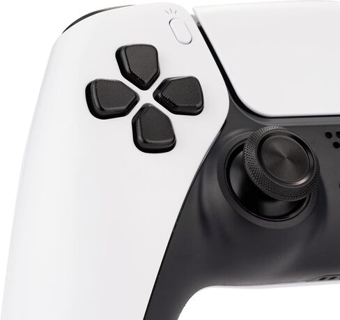 Metal ABXY Buttons Dpad Thumbsticks for PS5 Controller, Metal Aluminum Action Buttons & Dpad & Analog Stick Replacement Kit for PS5 Controller (Metal Purple) in Saudi Arabia
