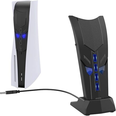 موزع يو إس بي موسع أرفين لجهاز بلاي ستيشن 5، محول توسيع مقسم USB 2.0 عالي السرعة لجهاز بلاي ستيشن 5/4/3/إكس بوكس سلسلة X/S/Xbox One/360/نينتندو سويتش ووحدة التحكم in Kuwait