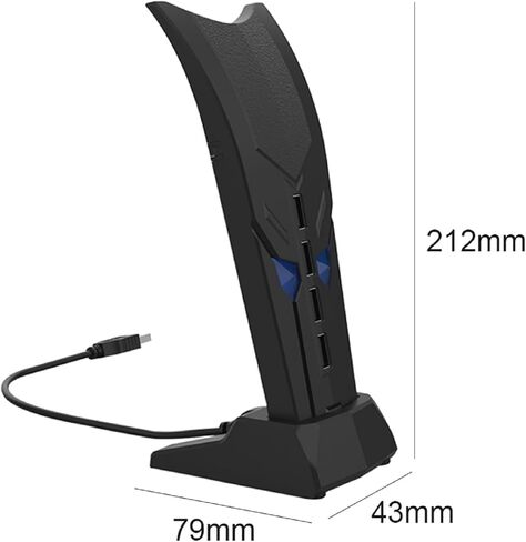 موزع يو إس بي موسع أرفين لجهاز بلاي ستيشن 5، محول توسيع مقسم USB 2.0 عالي السرعة لجهاز بلاي ستيشن 5/4/3/إكس بوكس سلسلة X/S/Xbox One/360/نينتندو سويتش ووحدة التحكم in Kuwait