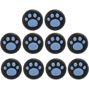 10-Piece Thumb Grip Replacement - Cute Black Cat Claw Design Soft Silicone Analog Stick Thumb Cover - Joystick Compatible with Lite in Kuwait