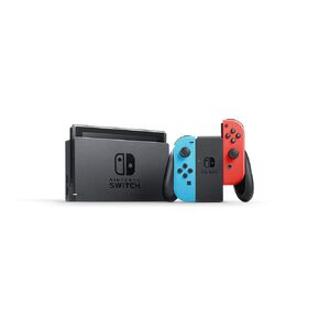 Nintendo Switch with Neon Blue and Neon Red Joy‑Con V2 (Renewed Premium) in Saudi Arabia