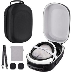 DDgro Hard Carrying Case for PlayStation VR2 Gaming Headset & Touch Controllers, PS VR2 Accessories Storage Bag with Lens Cover, Mesh Pocket and Shoulder Strap (Classic Black) in Kuwait