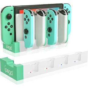 HEATFUN 4-Port Charge Dock for Nintendo Switch 2 Joy-Con 2, 6-Card Storage in Kuwait