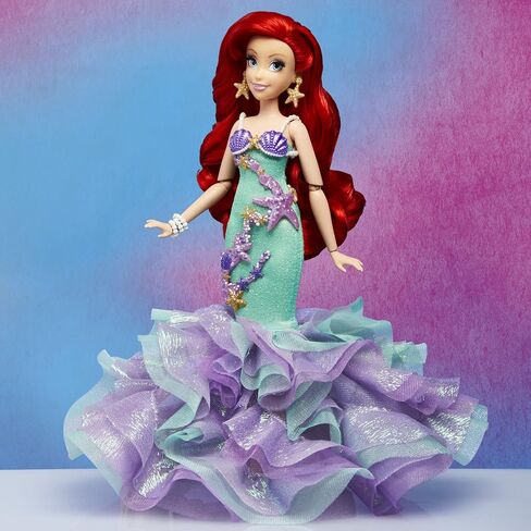 Disney Princess Style Series Ariel Fashion Doll, Deluxe Collector Doll with Accessories, The Little Mermaid Toy for Kids Ages 6 and Up in Saudi Arabia