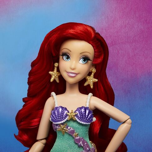 Disney Princess Style Series Ariel Fashion Doll, Deluxe Collector Doll with Accessories, The Little Mermaid Toy for Kids Ages 6 and Up in Saudi Arabia
