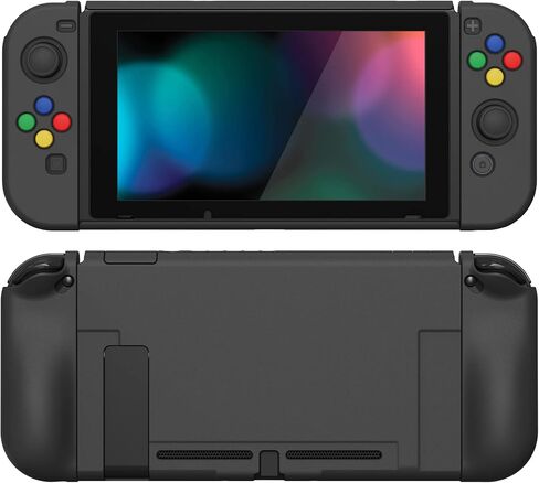 حافظة واقية قابلة للإرساء من PlayVital AlterGrips، غطاء مريح لمقبض Nintendo Switch، غطاء Joycon قابل للتبديل مع واقي شاشة وأغطية قبضة الإبهام وأغطية الأزرار - ماتشا جرين in Kuwait