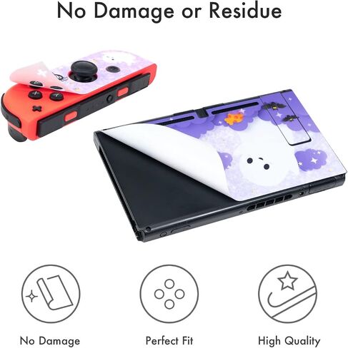 BelugaDesign Hello Melody Switch Skin | لطيف Cutecore باستيل ملصق التفاف ملصق حائط من الفينيل‏ | لعبة الرسوم المتحركة اليابانية باني أنيمال كاواي اليابانية l متوافقة مع نينتندو سويتش 1 (سويتش ستاندرد، وردي) in Kuwait