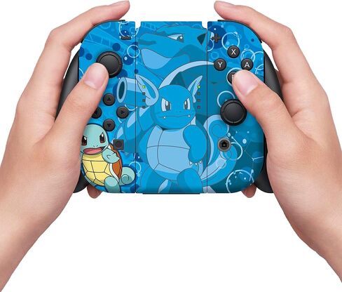 Controller Gear Nintendo Switch Skin & Screen Protector Set - Pokemon - Squirtle Evolutions Set 1 - Nintendo Switch in Saudi Arabia