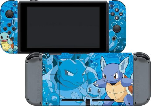 Controller Gear Nintendo Switch Skin & Screen Protector Set - Pokemon - Squirtle Evolutions Set 1 - Nintendo Switch in Saudi Arabia