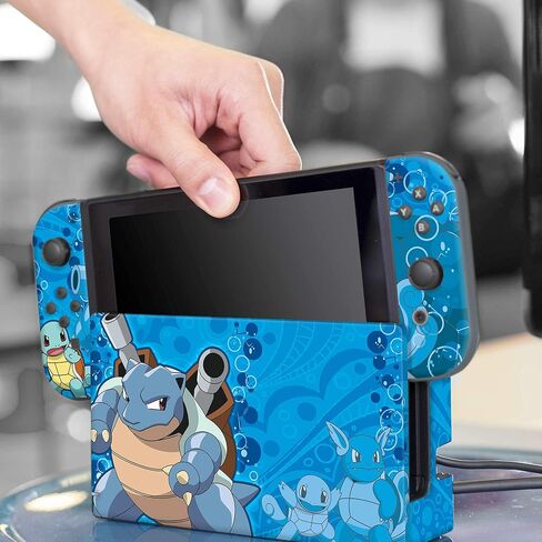 Controller Gear Nintendo Switch Skin & Screen Protector Set - Pokemon - Squirtle Evolutions Set 1 - Nintendo Switch in Saudi Arabia