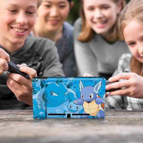 Controller Gear Nintendo Switch Skin & Screen Protector Set - Pokemon - Squirtle Evolutions Set 1 - Nintendo Switch in Saudi Arabia