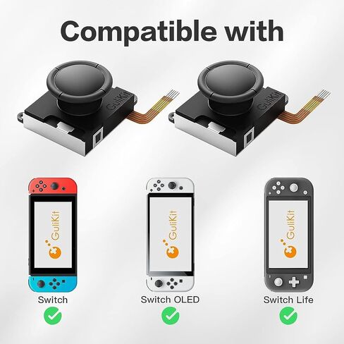 GuliKit Switch JoyCon Joystick Replacement, TMR Joystick (2 Pack) in Saudi Arabia