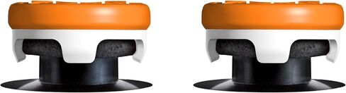 KontrolFreek Omni for PlayStation 5 (PS5) and PlayStation 4 (PS4) | Performance Thumbsticks | 2 Low-Rise Concave | Orange/White in Saudi Arabia
