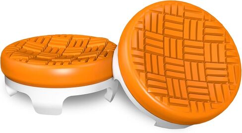 KontrolFreek Omni for PlayStation 5 (PS5) and PlayStation 4 (PS4) | Performance Thumbsticks | 2 Low-Rise Concave | Orange/White in Saudi Arabia