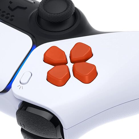 eXtremeRate Ergonomic Split Dpad Buttons (SDP Buttons) for PS5 Controller, Clear Independent Dpad Direction Buttons for PS5 Edge, for PS4 All Model Controllers - Controller NOT Included in Kuwait