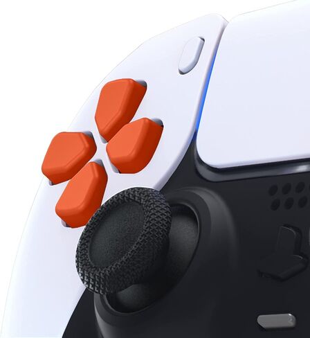eXtremeRate Ergonomic Split Dpad Buttons (SDP Buttons) for PS5 Controller, Clear Independent Dpad Direction Buttons for PS5 Edge, for PS4 All Model Controllers - Controller NOT Included in Kuwait