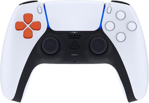 eXtremeRate Ergonomic Split Dpad Buttons (SDP Buttons) for PS5 Controller, Clear Independent Dpad Direction Buttons for PS5 Edge, for PS4 All Model Controllers - Controller NOT Included in Kuwait