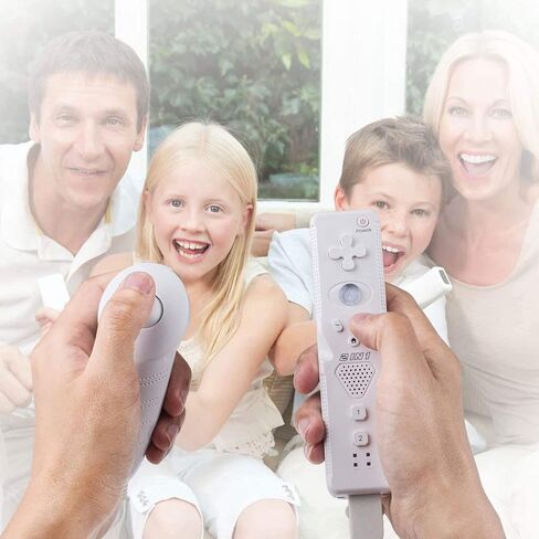 وحدة تحكم عن بعد ANTCOOL Wii ووحدة تحكم Nunchuck متوافقة مع وحدة تحكم Wii&Wii U (أبيض) in Kuwait